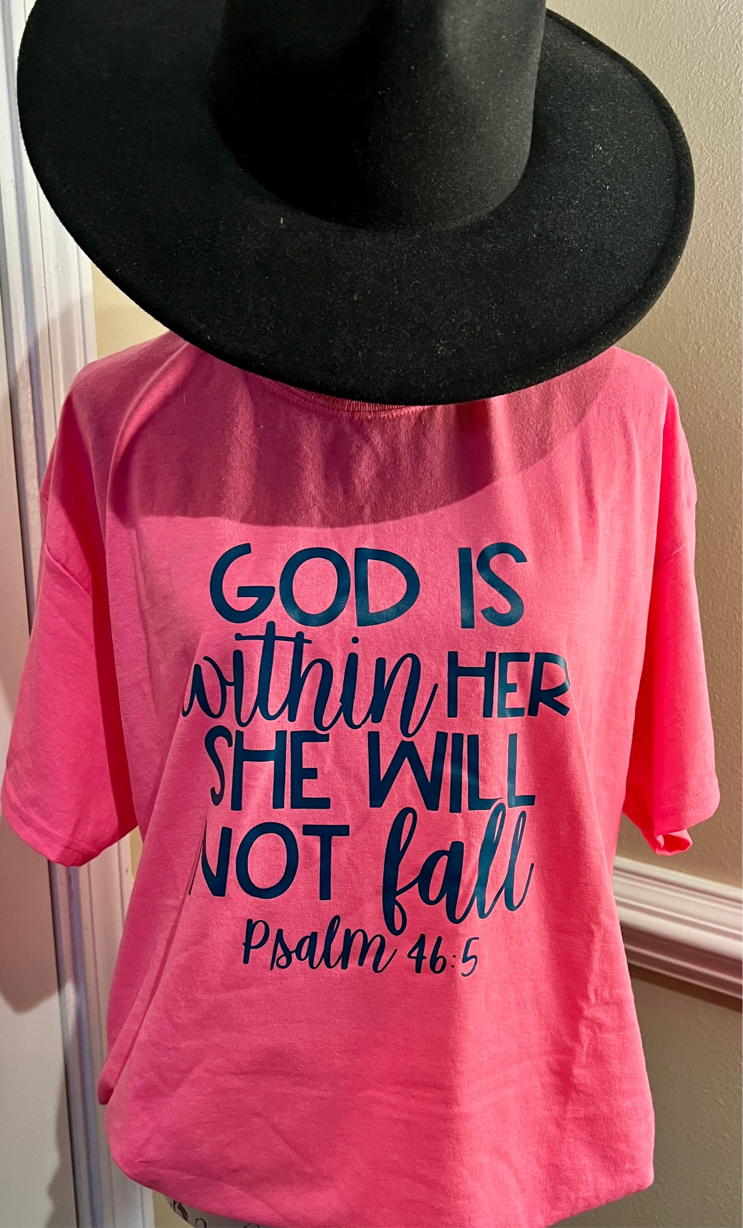 GOD IS WITHIN HER, SHE WILL NOT FALL - Faith Shirt