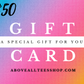 Above All Tees Gift Card