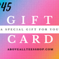 Above All Tees Gift Card