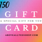 Above All Tees Gift Card