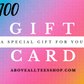 Above All Tees Gift Card